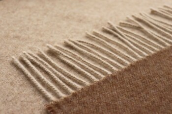Plaid / Decke Plaid camel-beige 150 x 200cm