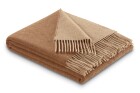 Plaid / Decke Plaid camel-beige 150 x 200cm