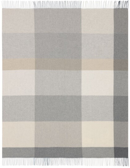 Plaid / Decke Plaid Pleasant stone 130 x 170cm