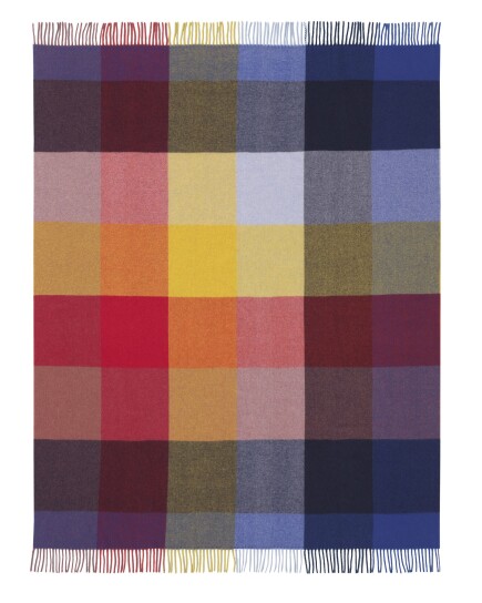 Plaid / Decke Plaid Bright Square 130 x 170cm