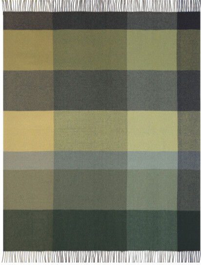 Plaid / Decke Plaid Pleasant green 130 x 170cm