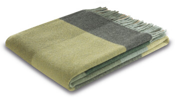 Plaid / Decke Plaid Pleasant green 130 x 170cm