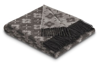 Plaid / Decke Plaid Primo anthracite 130 x 170cm