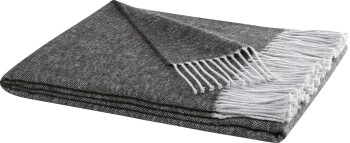 Plaid / Decke Plaid anthracite 130 x 170cm