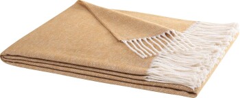 Plaid / Decke Plaid camel 130 x 170cm