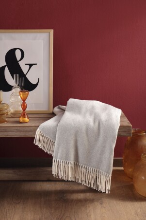Plaid / Decke Plaid silver 130 x 170cm