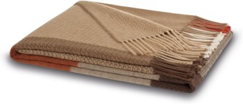 Plaid / Decke Plaid Desire camel 130 x 170cm