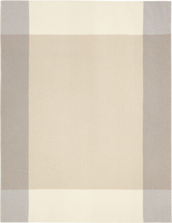 Plaid / Decke Plaid Frame Nature 150 x 200cm