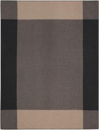 Plaid / Decke Plaid Frame Mokka 150 x 200cm