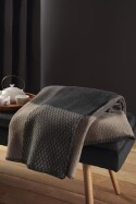 Plaid / Decke Plaid Frame Mokka 150 x 200cm