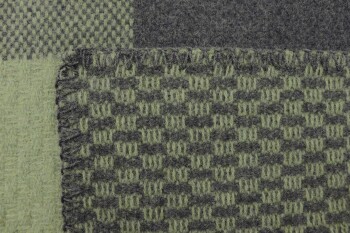 Plaid / Decke Plaid Frame green 150 x 200cm