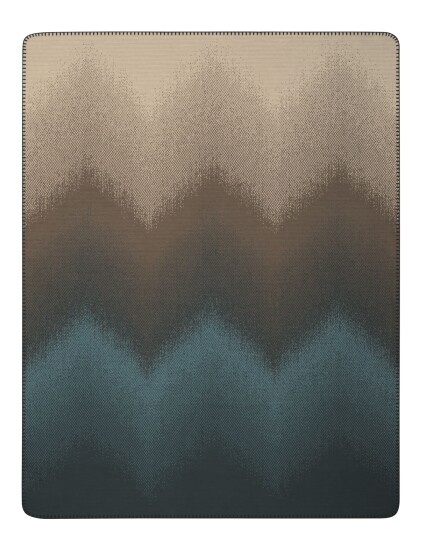 Plaid / Decke Wohndecke Blue Fade 150 x 200cm