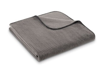 Plaid / Decke Wohndecke Feel Cord Dark 150 x 200cm
