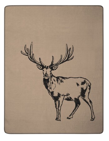 Plaid / Decke Wohndecke Deer 150 x 200cm