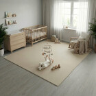 Sanosoft® Krabbelmatte Made in Germany & Öko-Tex - 160cm X 200cm Sand / Beige