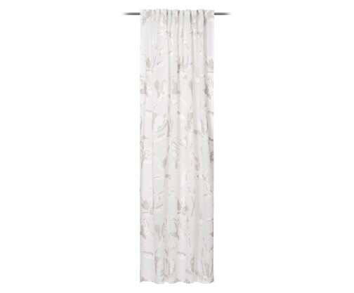 Ambiente Trendlife Qiri Vorhang verdeckte Schlaufe STEIN 140X245CM