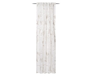 Ambiente Trendlife Qiri Vorhang verdeckte Schlaufe STEIN 140X245CM