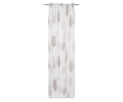 Ambiente Trendlife Pampas Vorhang verdeckte Schlaufe STEIN 140X255CM