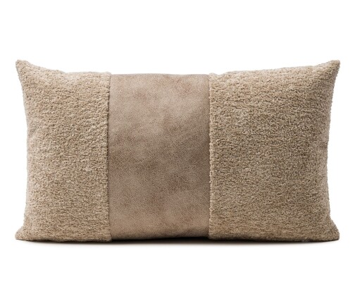 Ambiente Trendlife Glamet Kissen mit Füllung TAUPE 30X50CM