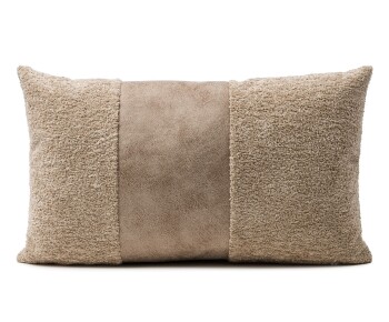 Ambiente Trendlife Glamet Kissen mit Füllung TAUPE...