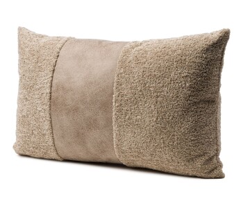Ambiente Trendlife Glamet Kissen mit Füllung TAUPE 30X50CM