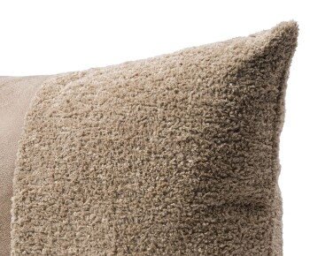 Ambiente Trendlife Glamet Kissen mit Füllung TAUPE 30X50CM