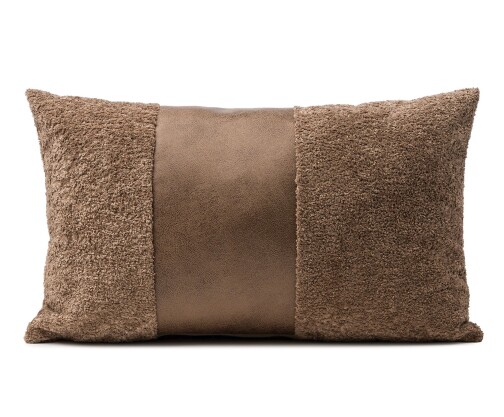 Ambiente Trendlife Glamet Kissen mit Füllung SCHLAMM 30X50CM