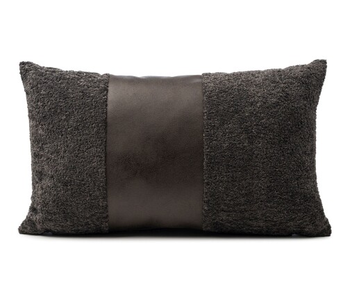 Ambiente Trendlife Glamet Kissen mit Füllung ANTHRAZIT 30X50CM