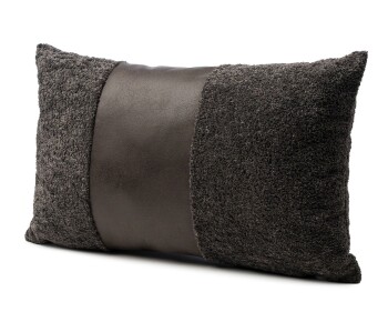 Ambiente Trendlife Glamet Kissen mit Füllung ANTHRAZIT 30X50CM