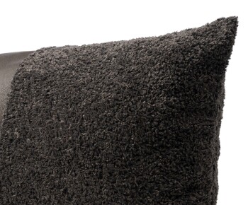 Ambiente Trendlife Glamet Kissen mit Füllung ANTHRAZIT 30X50CM