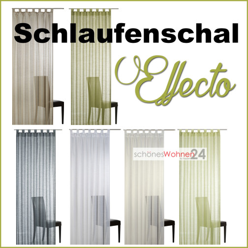 Schlaufenschal Effecto 00  halbtransparent