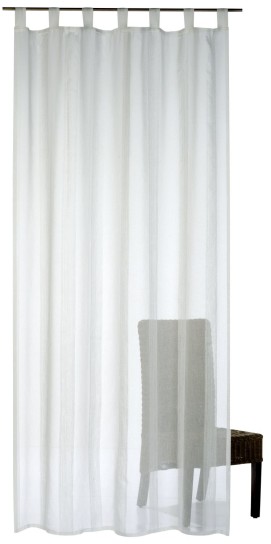 Schlaufenschal Lana 00 weiß halbtransparent 140x255cm