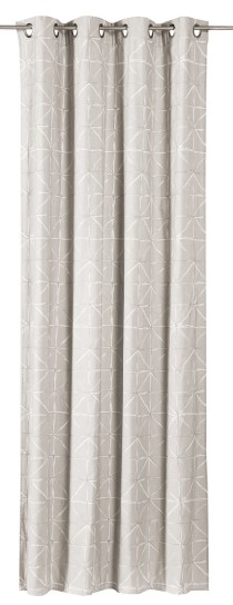 Ösenschal Charming Luxury 09 beige blickdicht 140x255cm