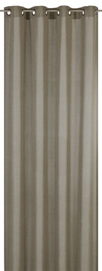Ösenschal Lino 06 braun blickdicht 140x255cm