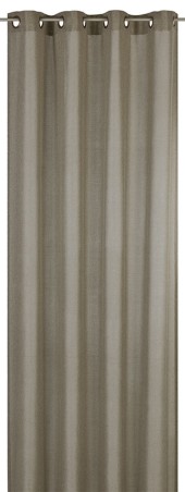 Ösenschal Lino 06 braun blickdicht 140x255cm