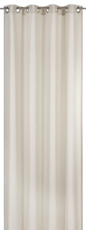 Ösenschal Lino 09 beige blickdicht 140x255cm