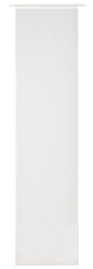 Schiebevorhang Basic 00 oT weiß transparent 60x245cm