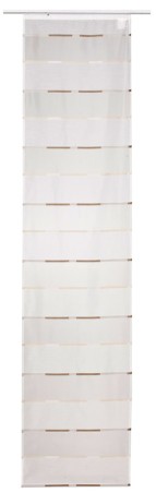 Schiebevorhang Calypso 06 oT braun halbtransparent 60x245cm