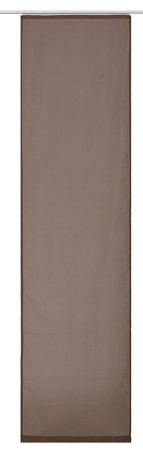 Schiebevorhang Feel Good Uni 06 oT braun transparent...