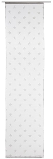 Schiebevorhang Stars Allover 00 oT weiß transparent 60x245cm