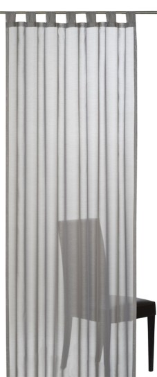 Schlaufenschal Batist Uni 07 grau hell halbtransparent 140x255cm