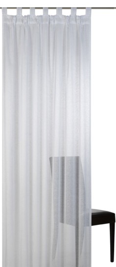 Schlaufenschal Effecto 00 weiß halbtransparent 140x245cm