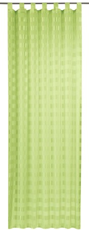 Schlaufenschal Karo-Voile 03 grün transparent 140x255cm