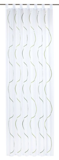 Schlaufenschal Serpentine 03 grün transparent 140x255cm