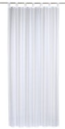 Schlaufenschal Streifenvoile weiß weiß transparent 140x245cm