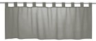 Bistrogardine Basic grau transparent 140x48cm