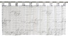 Bistrogardine Loveletter schwarz - weiß transparent 140x48cm