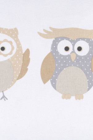 Kissen (gefüllt) Little Owl beige 35x50cm