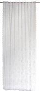 Schlaufenbandschal Rosanna weiß halbtransparent 140x255cm