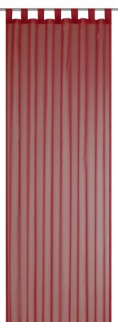Schlaufenschal Feel Good Uni rot transparent 140x255cm